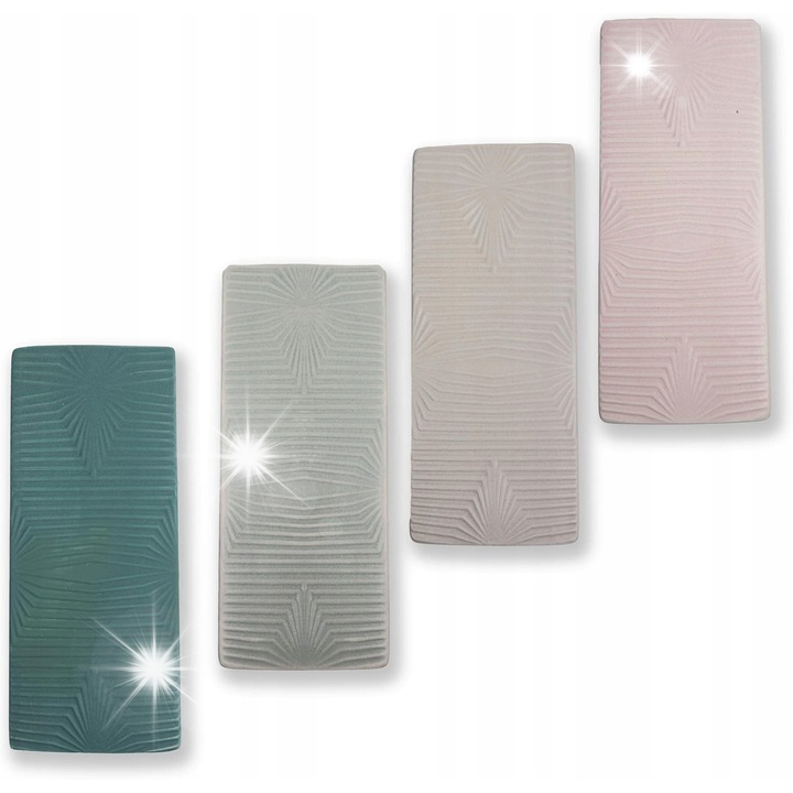 Umidificatoare ceramice pentru calorifer, set 4 bucati, 410 ml, design elegant, 20x8,5x4 cm