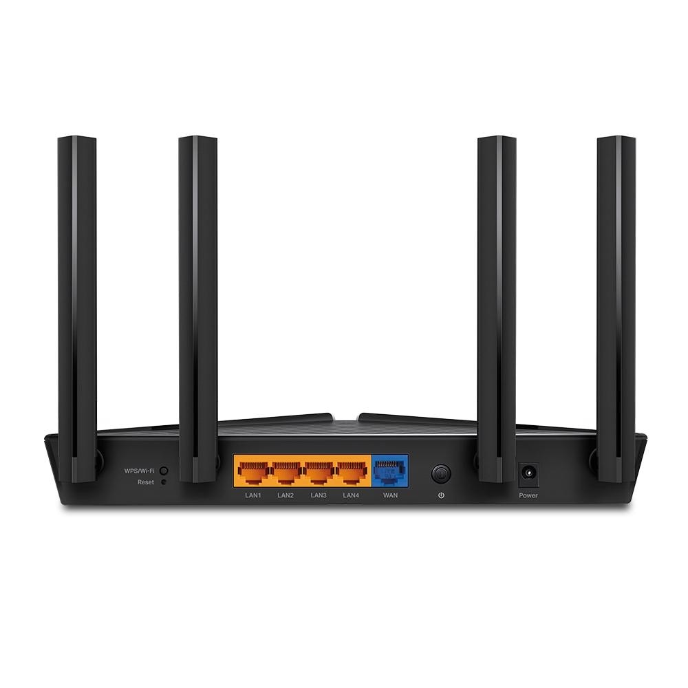 Router Rj Router TP-Link Archer AX53, 4 porturi RJ-45, 2402 Mb/s, negru, 260 ...