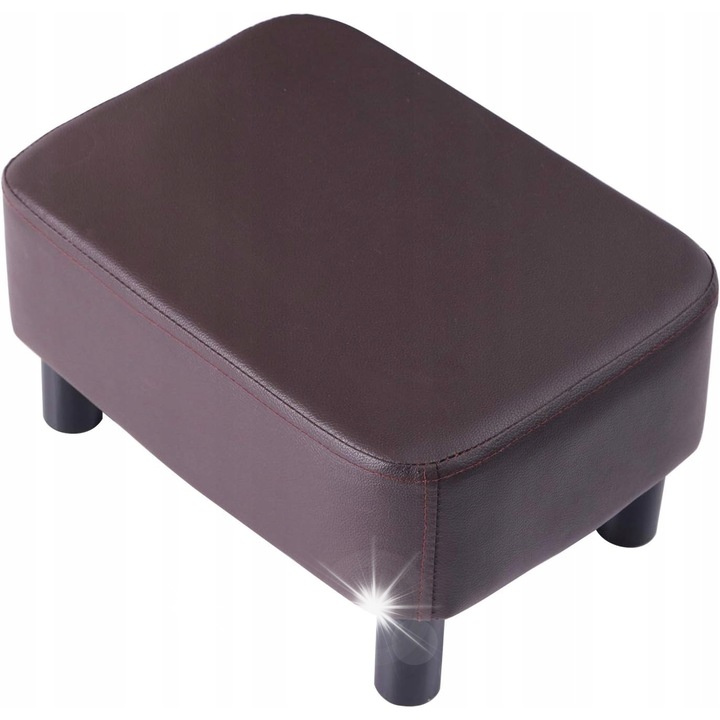 Ülőke, 40x29x24cm, PU bőr, fenyőfa, 150kg, multifunkcionális