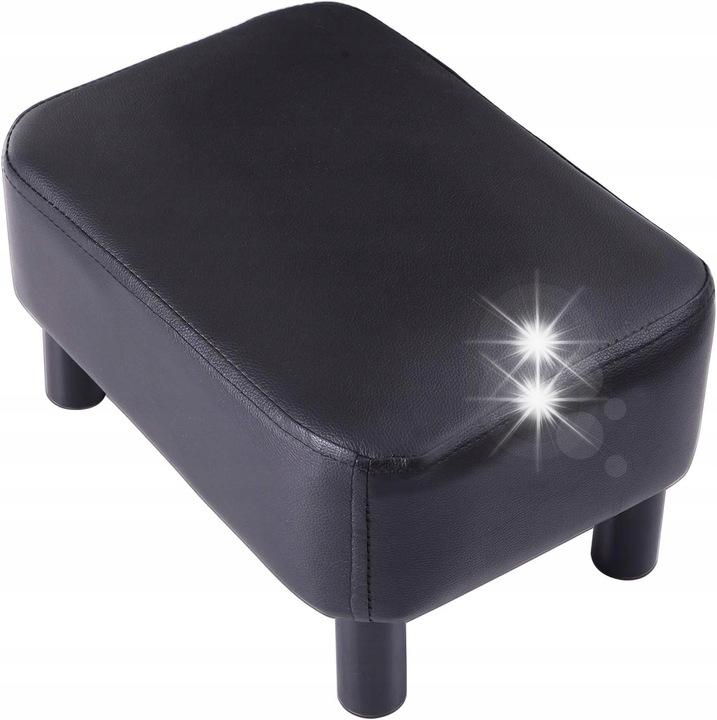 Taburet, 40x29x24cm, piele PU, lemn de pin, capacitate 150kg, antiderapant, set multifunctional