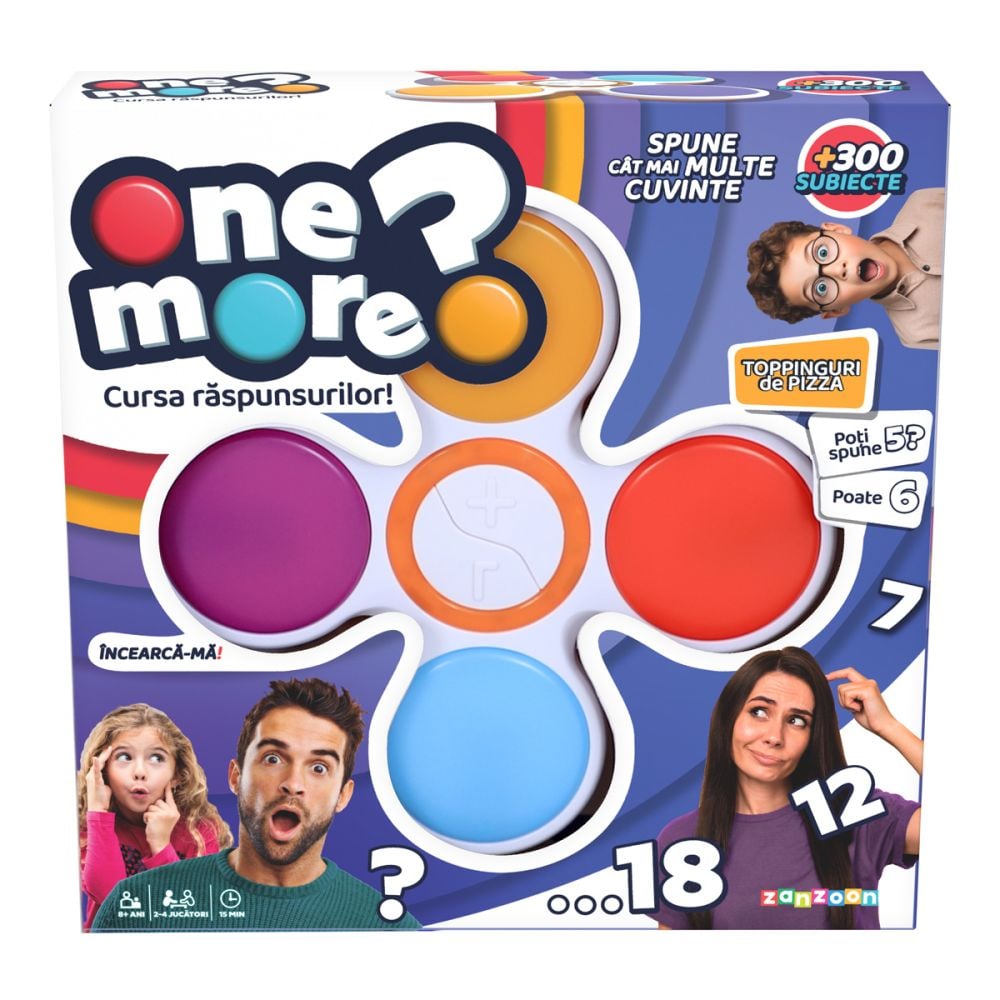 Joc interactiv, Zanzoon, Cursa răspunsurilor, 2-4 jucători