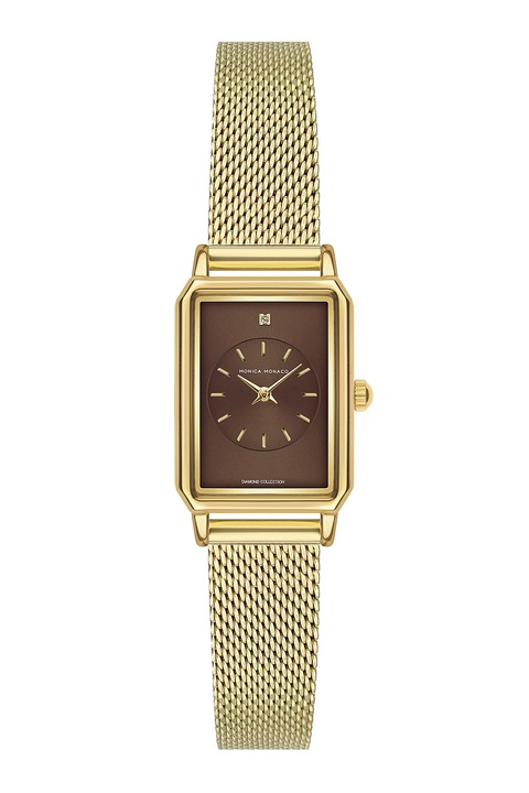 Monica Monaco, Kvarc karóra gyémánttal díszítve, Aranyszín