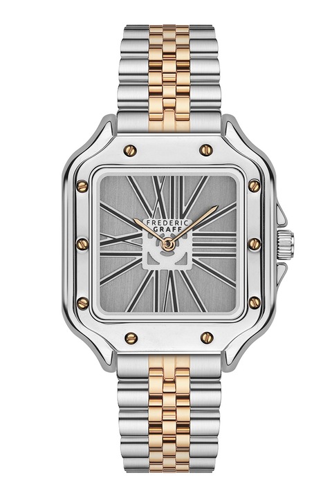 Frederic Graff, Двуцветен часовник от неръждаема стомана, Rose Gold, Сребрист