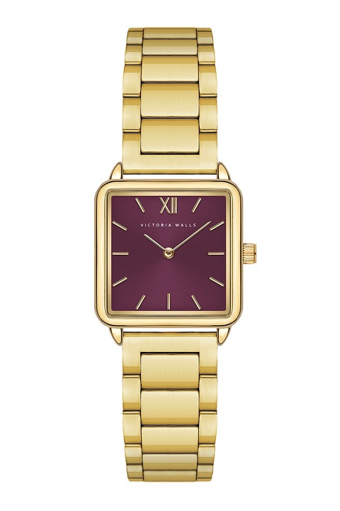 Victoria Walls, Szögletes kvarc karóra, Aranyszín