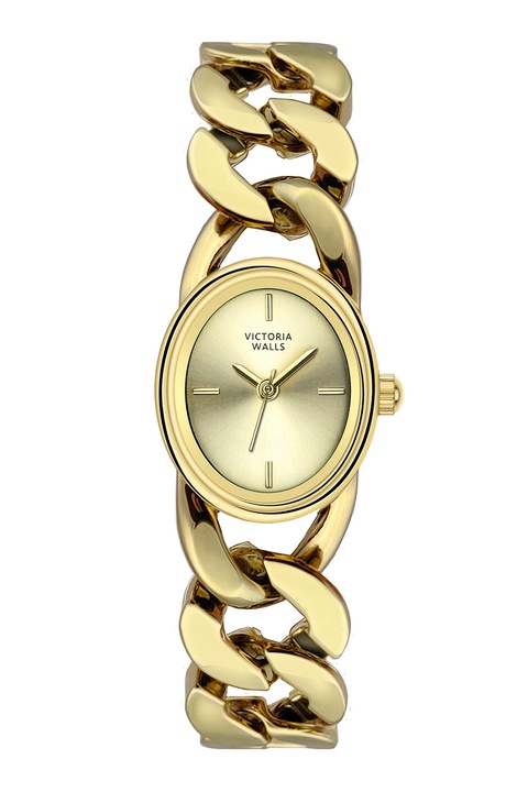 Victoria Walls, Ceas quartz oval, Auriu