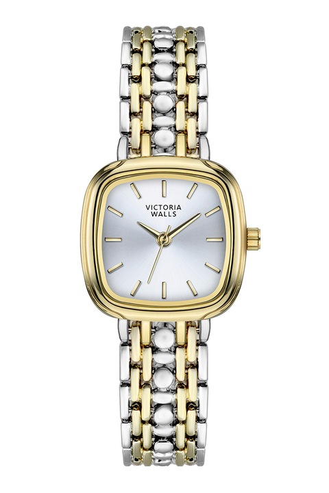 Victoria Walls, Kvarc karóra két színárnyalatú rozsdamentes acél szíjjal, Ezüstszín, Aranyszín