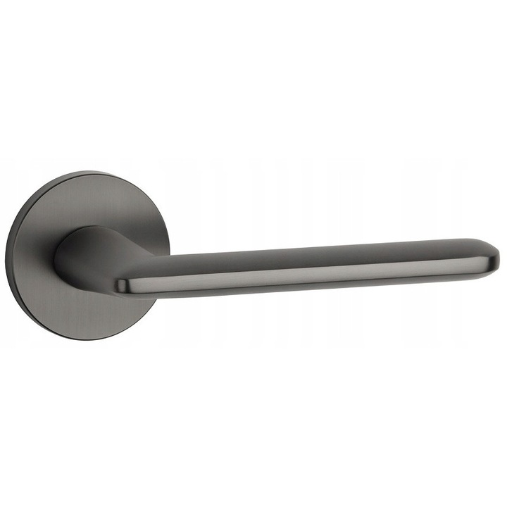 Clantă Enger AVA Titan Slim, set complet, rozeta rotundă 7mm, titan, pentru uși interioare