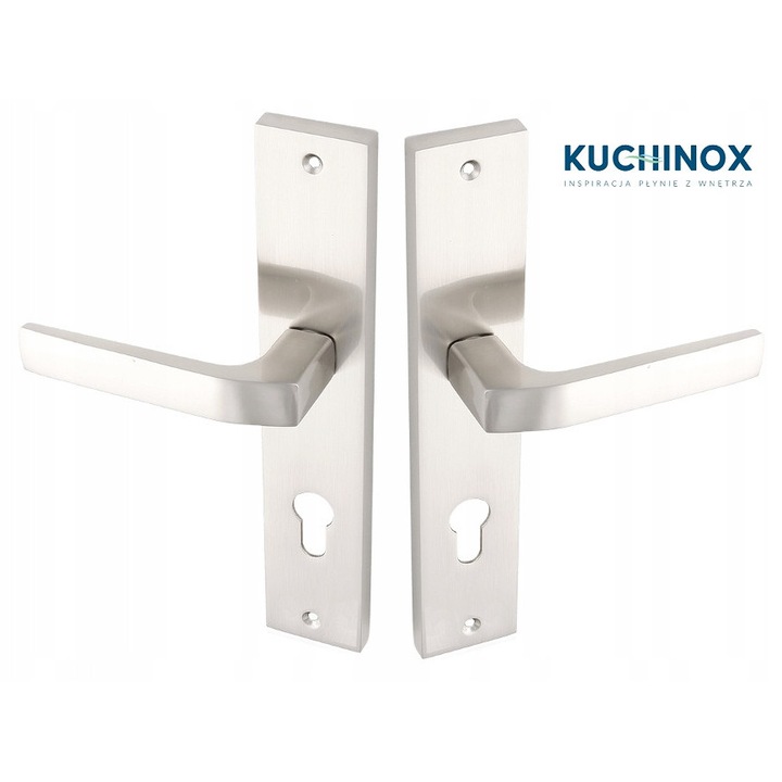 Clantă ușă Kuchinox Bingo, satin, insertie, 72mm, 125mm