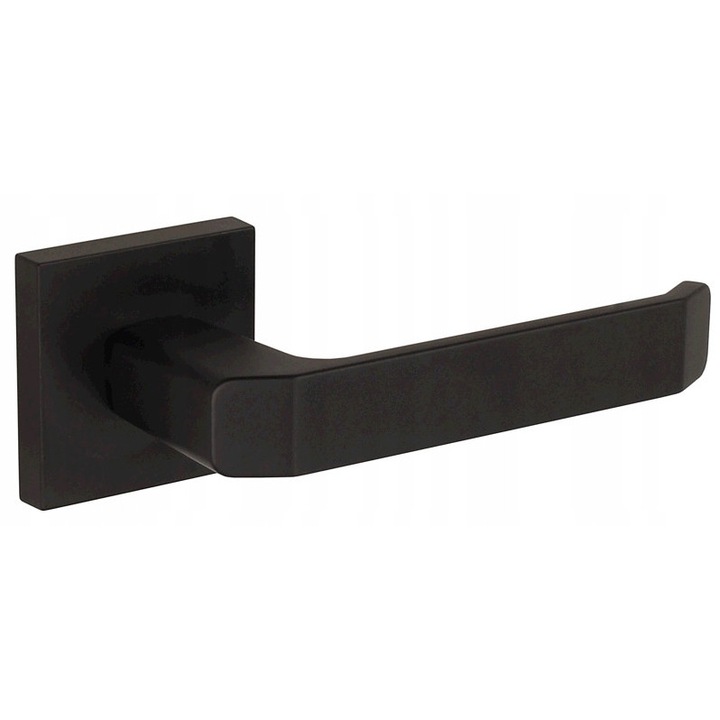 Mânere interior Fulla, GAMET, set 2 buc, rozete pătrate, negru mat, 52x52x9mm