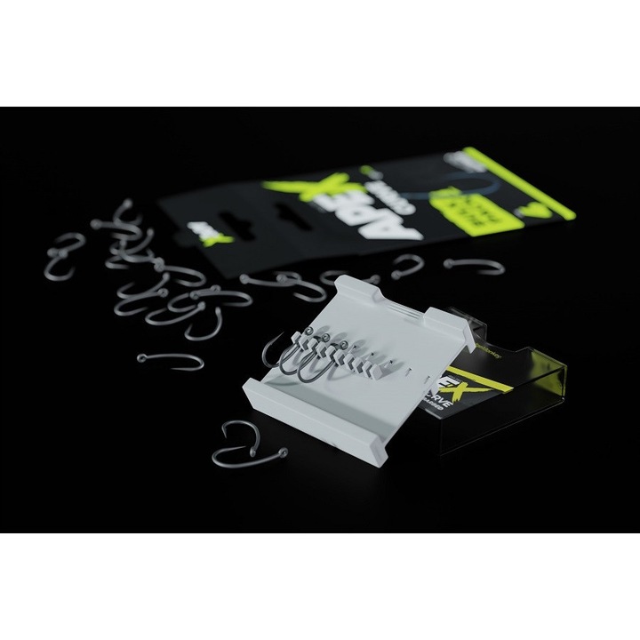 Carlige pescuit Ridgemonkey Ape-X curbate ascutite negre 25buc marimea 6