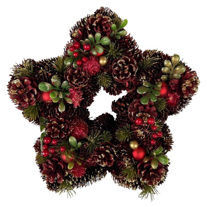 Коледни венци "Звезда" 32x30x8