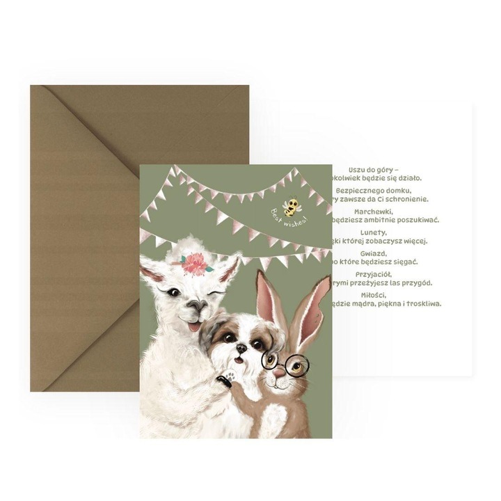 Felicitare ocazionala, Neverending store, Przyjaciele, soft touch, lac, cu plic