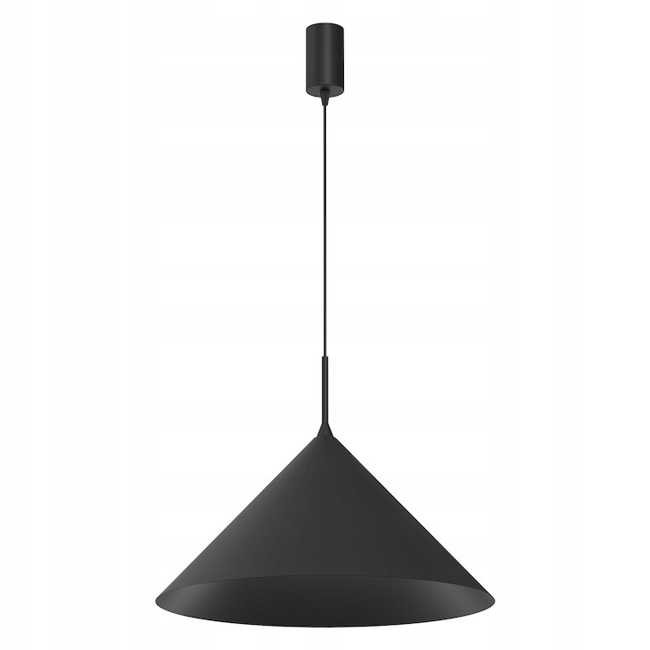 Lampa suspendata, MILAGRO, CAPITAL, neagra, 46cm, 1xGX53