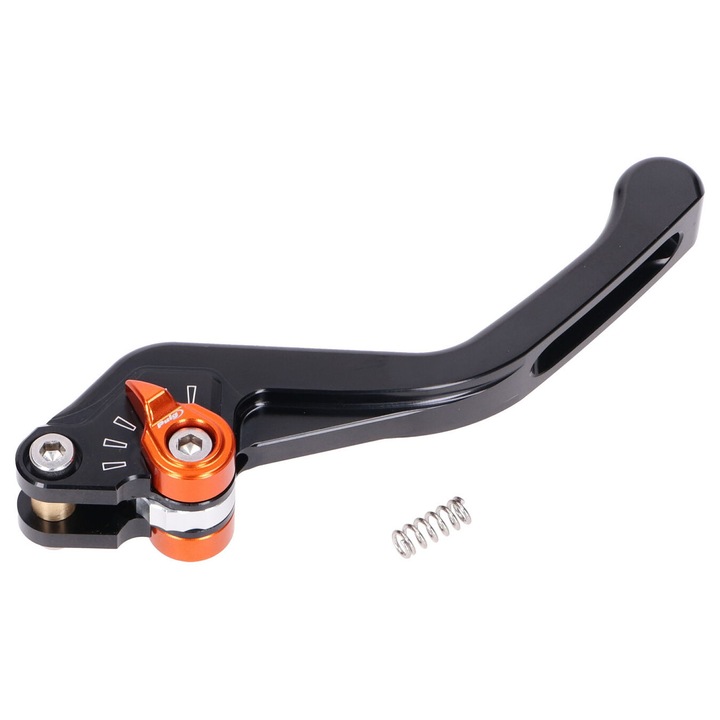 Puig 3.0 регулируем преден спирачен лост, къс - черно оранжев PUI130-NT