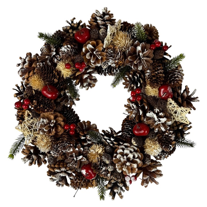 Коледни венци "Зимни градини" 34x34x7.5