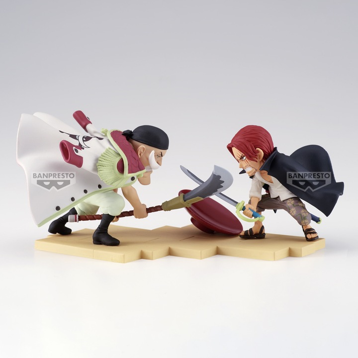 Фигурина Bandai One Piece World Collectable Log Stories, Едуард Нюгейт срещу Шанкс