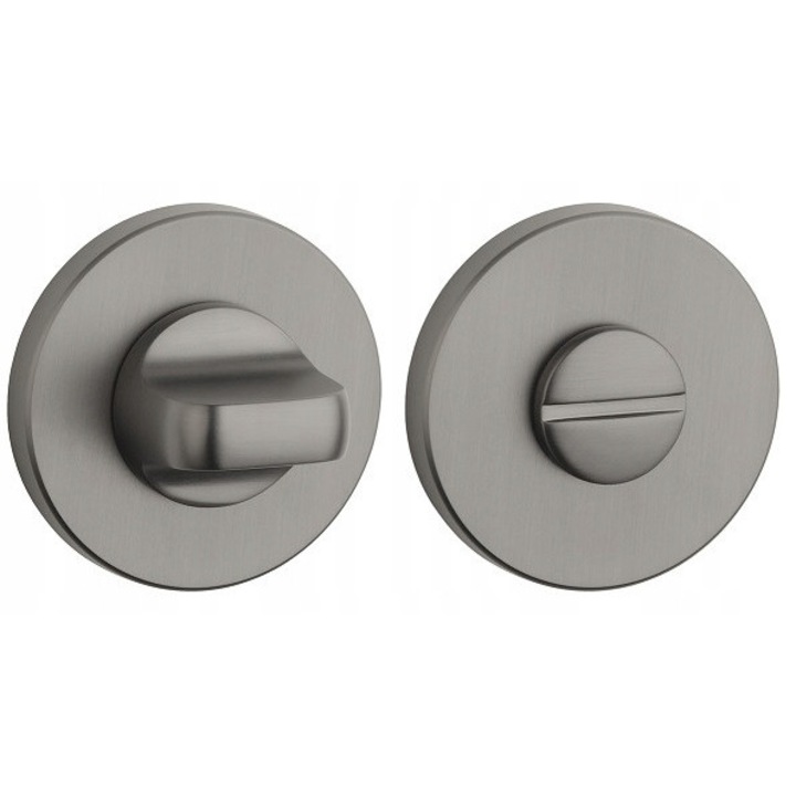 Rozetă interioră rotundă Enger APRILE, grafit, 7mm, set complet pentru uși interioare