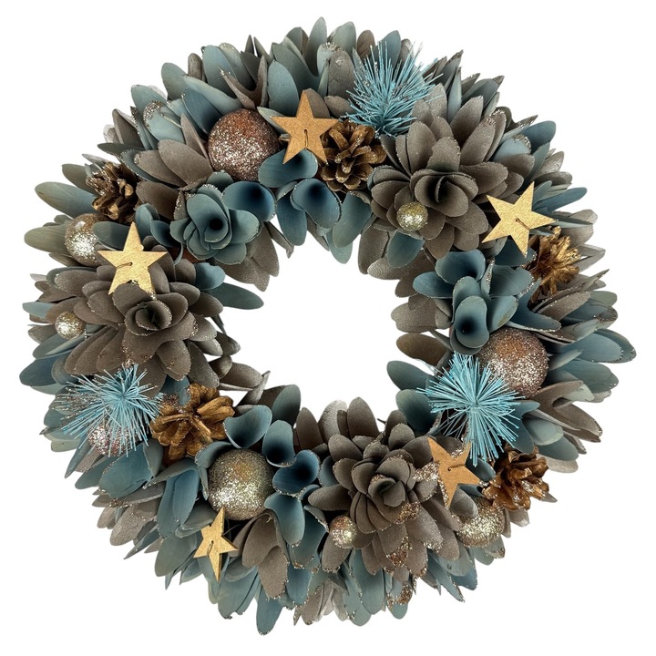 Коледни венци "Магията на Коледа" 34x34x7.5