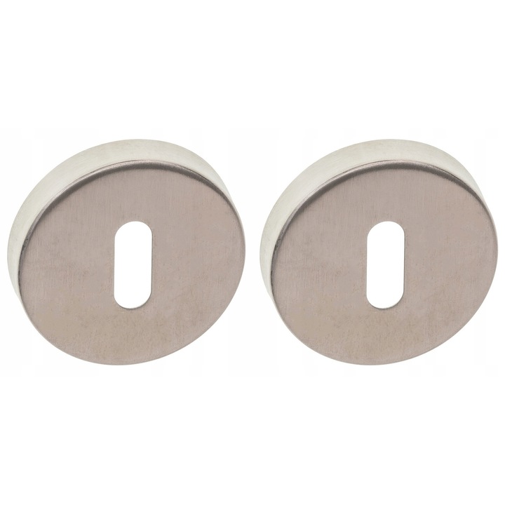 Rozeta din inox KUCHINOX, design modern, diametru 55mm, grosime 8mm, pentru uși interioare