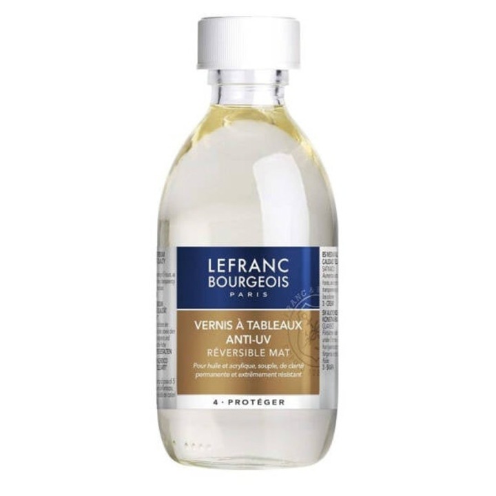 Grund transparent, Lefranc Bourgeois, Verni Satin ANTI UV, 250ml