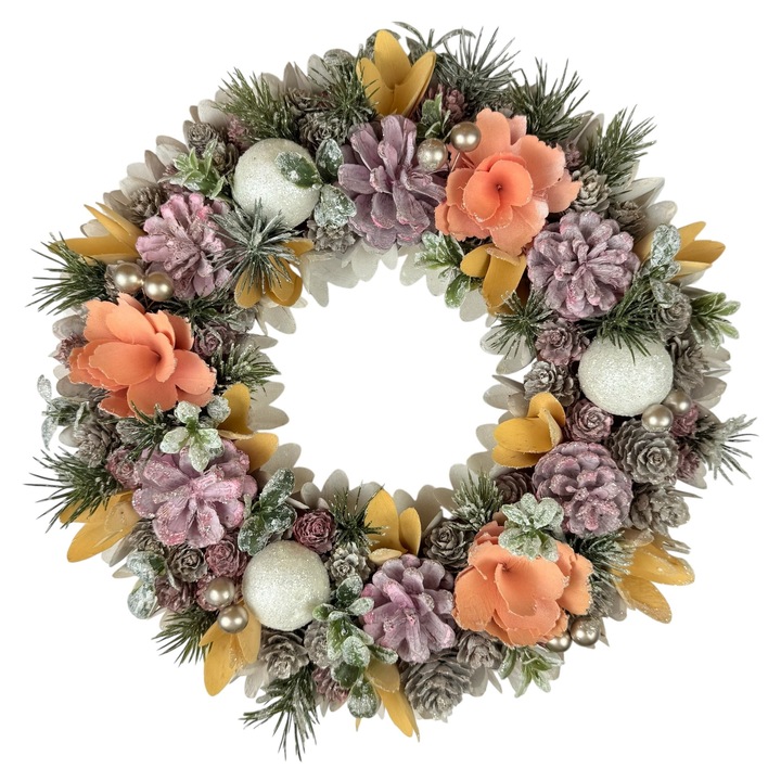 Коледни венци "Зимна мечта" 34x34x7.5