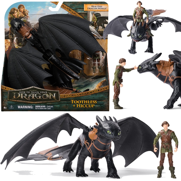 Как да си дресираш дракон Беззъб Викинг Хълцане Беззъб Хълцане 33 см