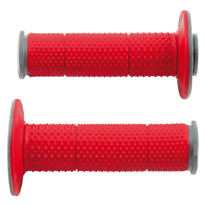 Gripuri Full Diamond Rtech, rosu-gri, 116mm, set