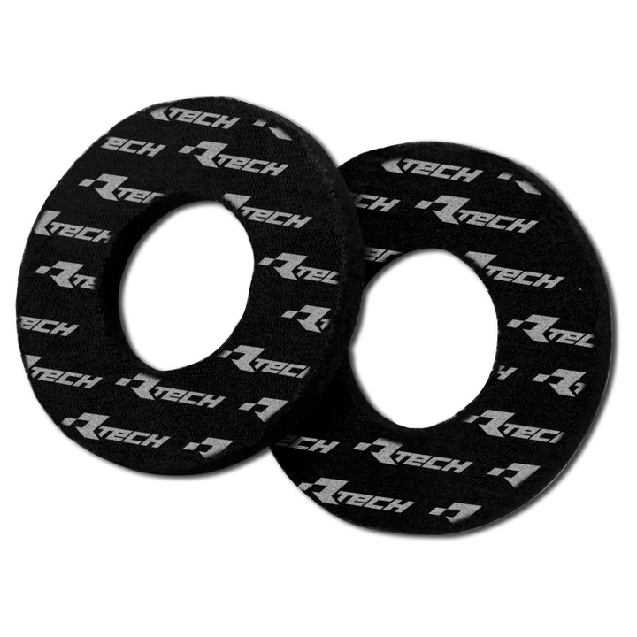 Inele pentru ghidon donuts, Rtech, negru, set