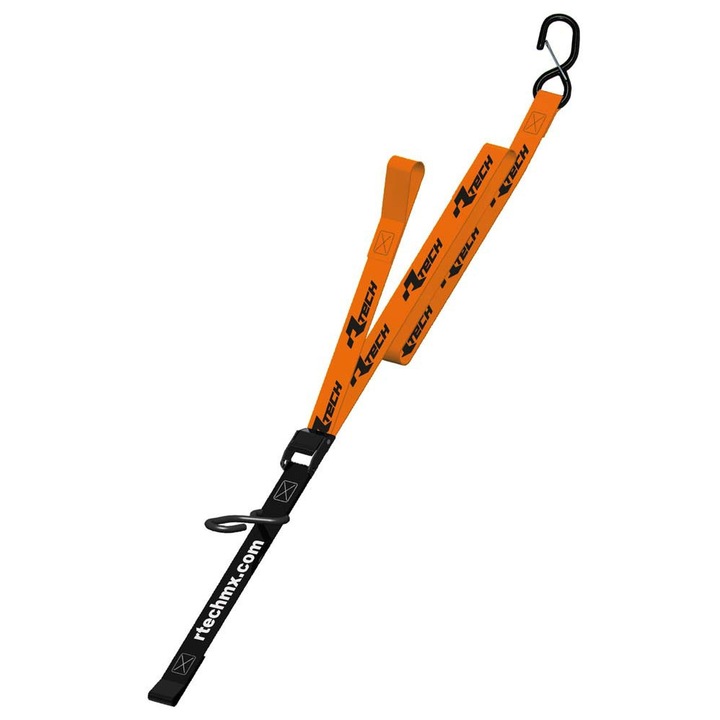 Curele de prindere RTECH, 38mm x 2m, 550kg, portocalii, set 1 par