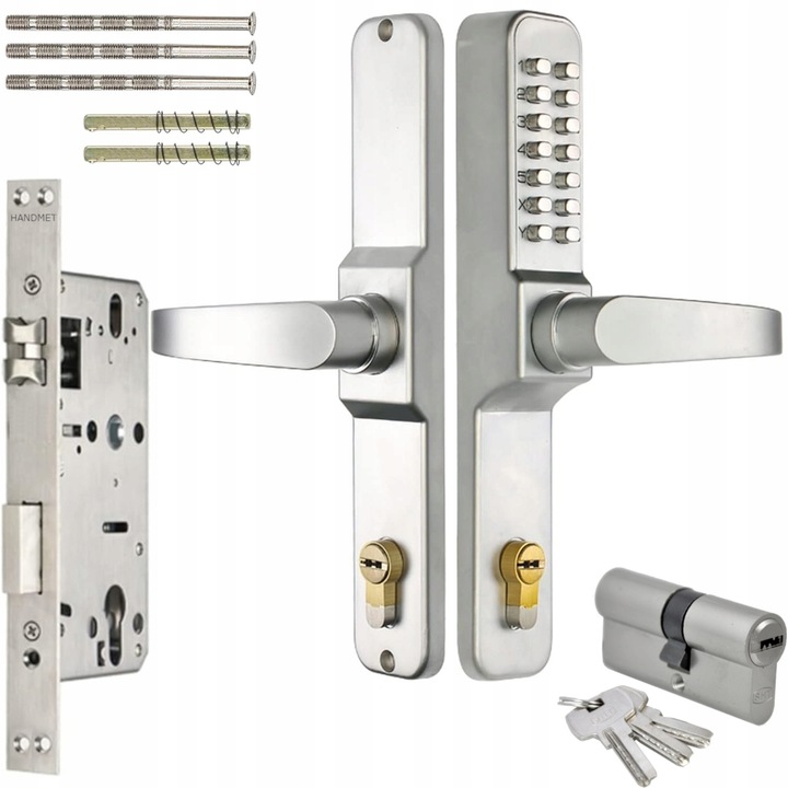 Maner cu yala mecanica codata, 85 mm, battery fara, inox