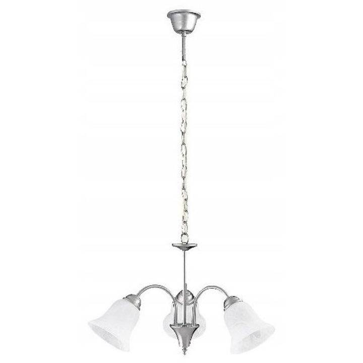 Lustra Rabalux FRANCESCA 7363, clasic, 3xE14, crom/Alb, 33x60cm