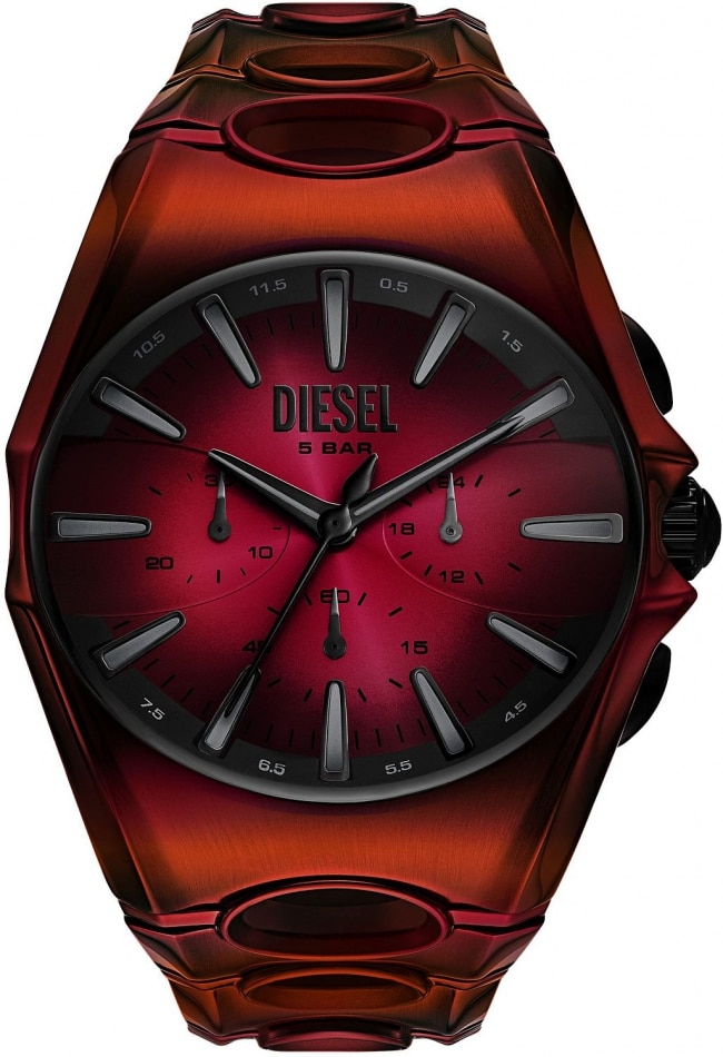Ceas barbatesc Diesel DZ4693, rosu, otel, colectia D-Curve - eMAG.ro