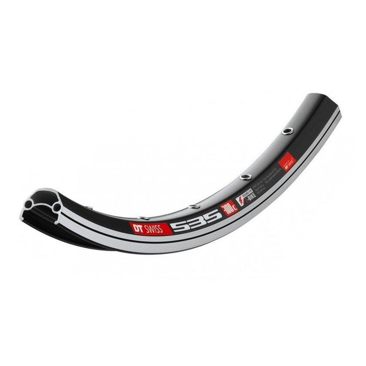 Капла за велосипед DT Swiss 535 28'' 36H, алуминиева, 20x24мм, за V-образна спирачка