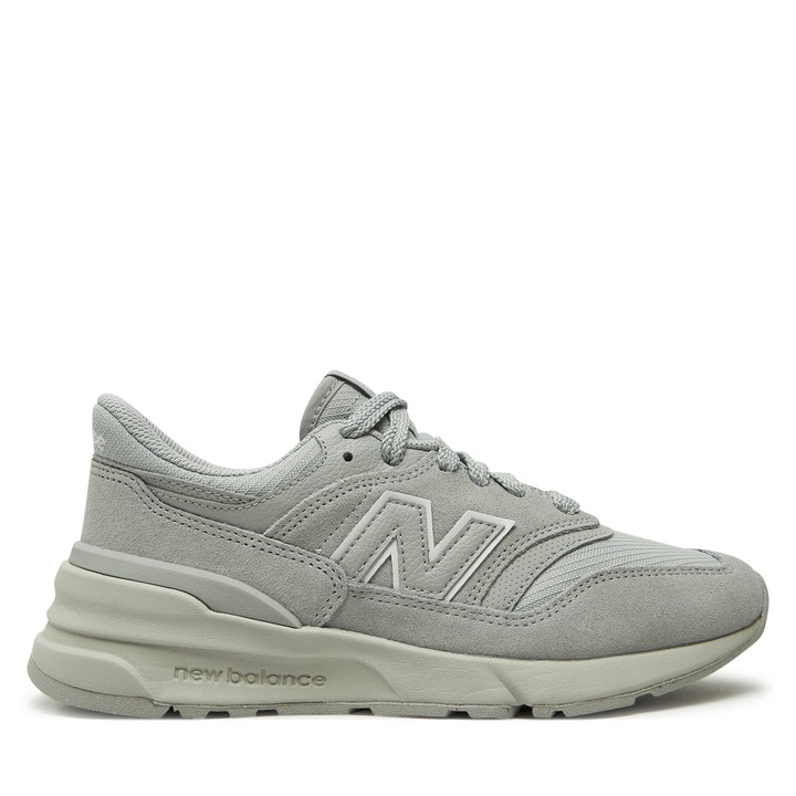Tenisi New Balance, piele naturala, gri, Gri