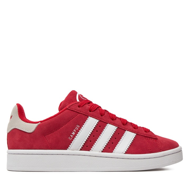 Unisex teniszcipő, Adidas, természetes bőr, piros, 40 EU