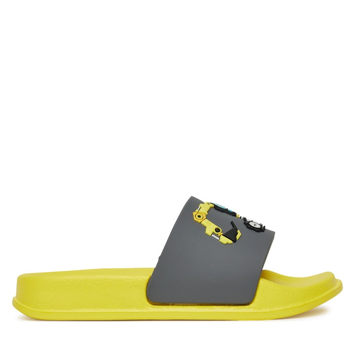 Papuci baieti P3047083K, Action boy, Plastic, Galben