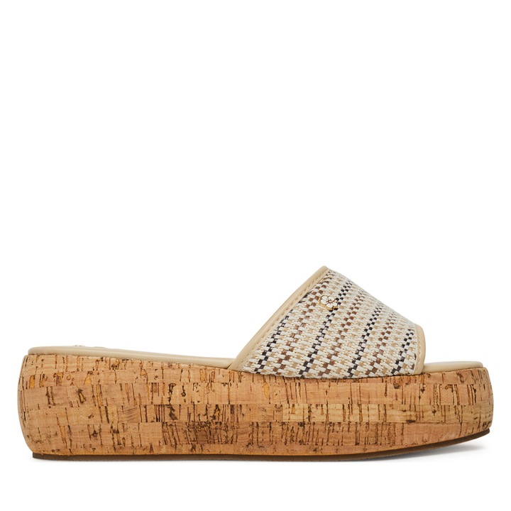 Sandale dama, Roxy, textil, bej