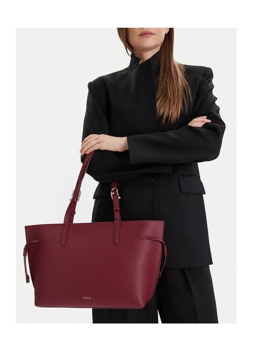 Női táska Furla Ciliegia D+Nero, természetes bőr, M méret