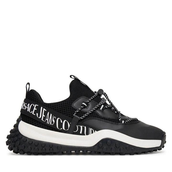 Tenisi barbati Versace Jeans Couture, negru, textil