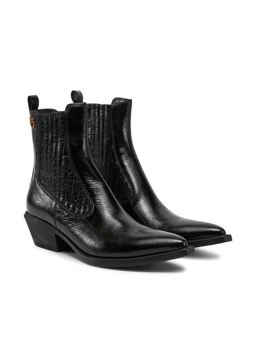 dama, Pinko, cowboy, piele naturala, negru, Negru