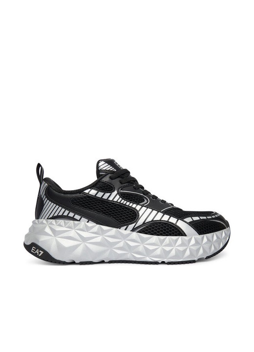 Férfi EA7 sportcipő, fekete, textil, X8X238 XK431 modell