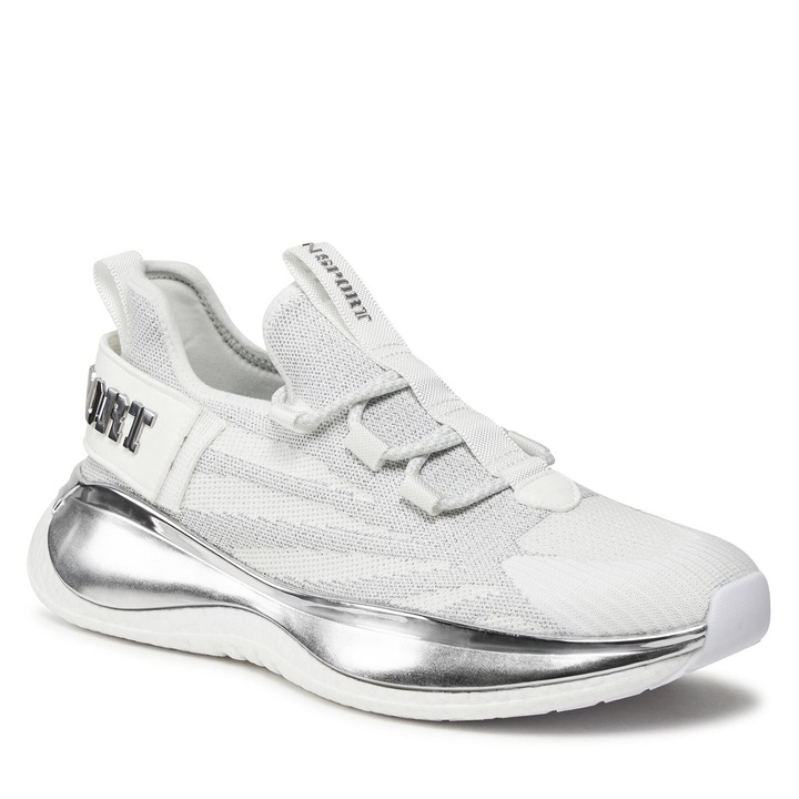 Férfi teniszcipő, Plein Sport, The Bubble Gen.X.02, fehér, textil, 43 EU