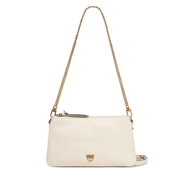 Pinko Z14Q Double Mini női táska, fehér, 25x26cm