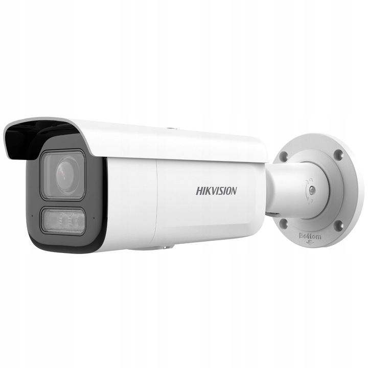 Camera IP Hikvision DS-2CD2643G2-LIZS2U/SL, 4 Mpx, Motozoom 2.8–12 mm, Smart Hybrid Light AcuSense, PoE, IP67, IK10, Alb