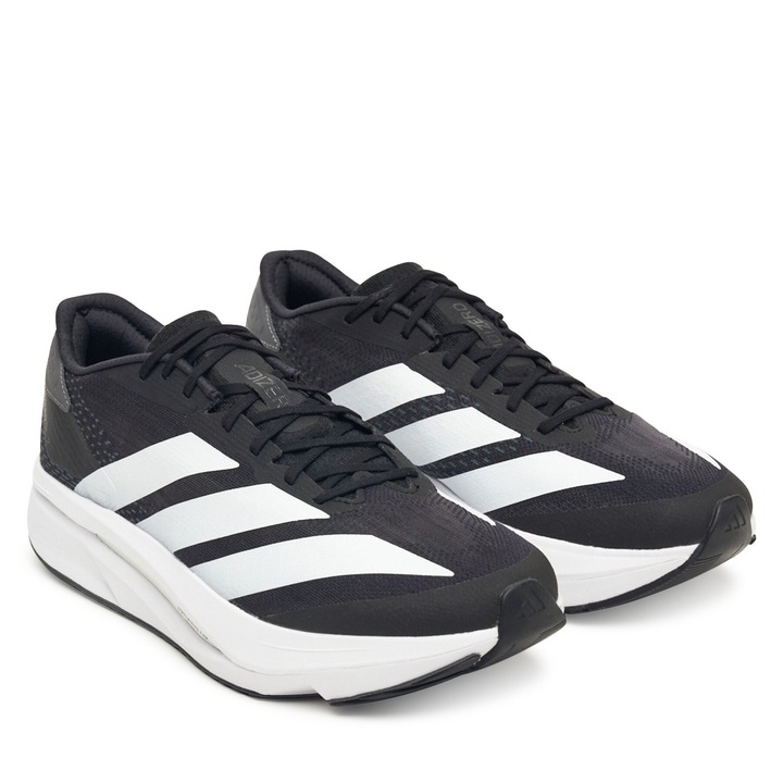 Pantofi sport barbati, adidas, Adizero SL 2, negru/alb/gri, tesatura, 39 1/3 EU