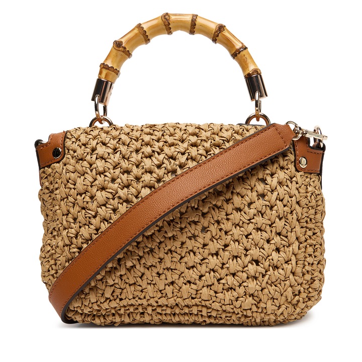 Női táska Guess Siria Natural/Caramel, 32200, szintetikus anyagból