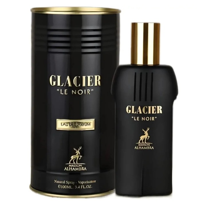 Parfum pentru bărbați Maison Alhambra Glacier Le Noir, 100ml, condimentat-vanilat