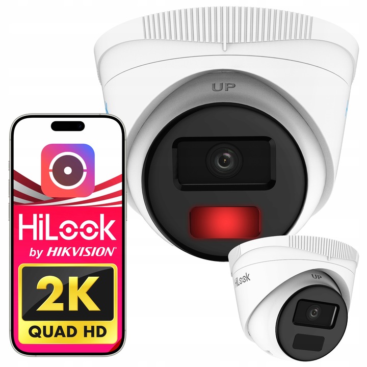 Cameră de supraveghere exterior Hilook IPCAM-T4-P, 4Mpx, DWDR, IR 20m, IP67