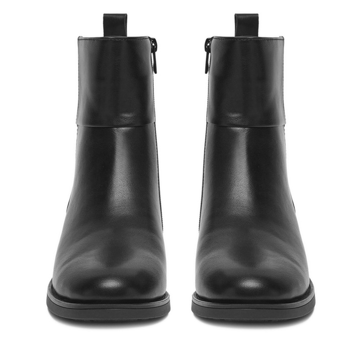 Botine dama, Clara Barson, negru, textil CEO-WS6371-03