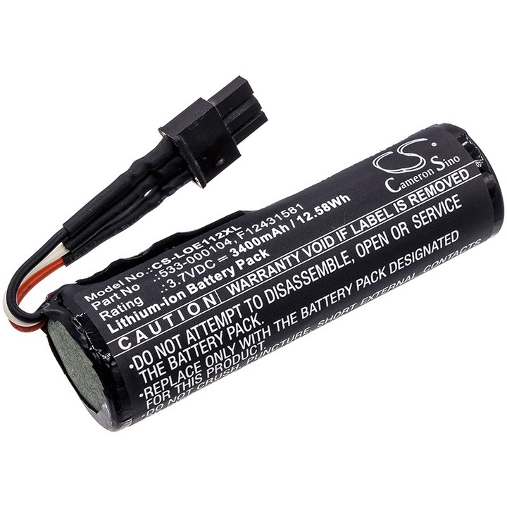 Baterie Li-ion 3400mAh, TECHTEK CS-LOE112XL, Negru, 66.80x21.00x18.50mm